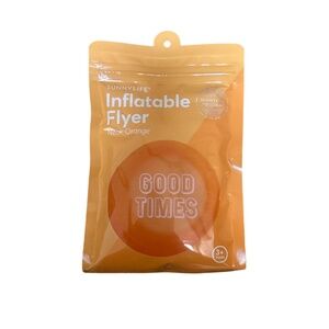 NEW Sunnylife Orange Good Times Inflatable Flyer